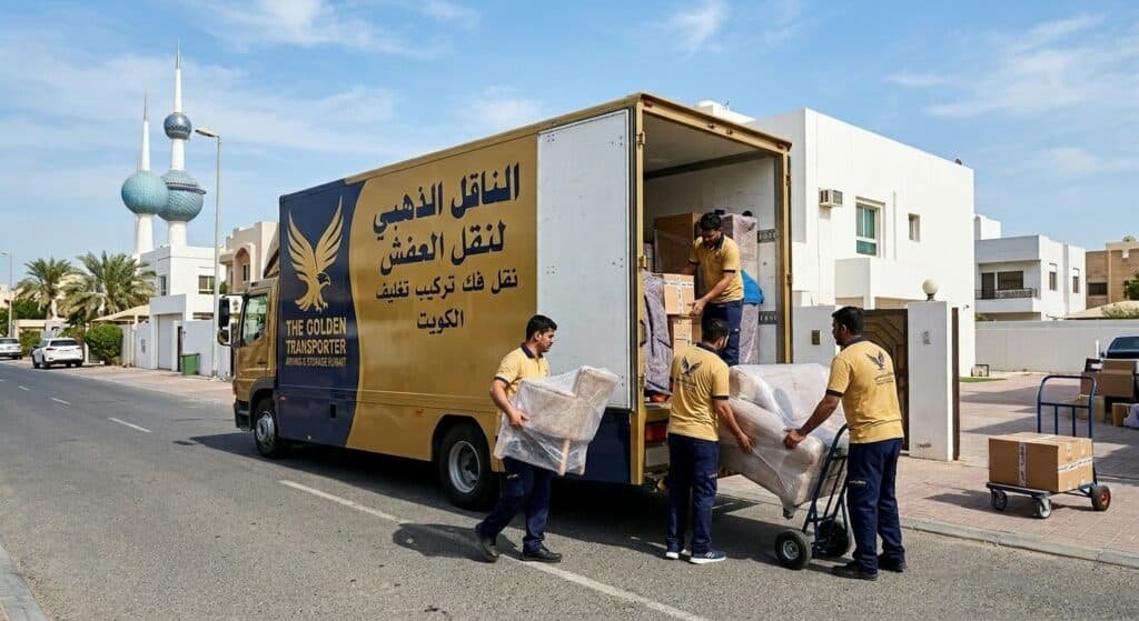 نقل عفش الكويت خدمة فك وتركيب وتغليف مع ضمان ذهبي ضد الخدش